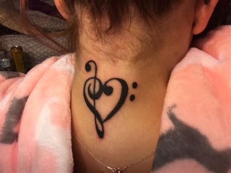 Treble and Bass clef that make a heart for all my music lovers out ...