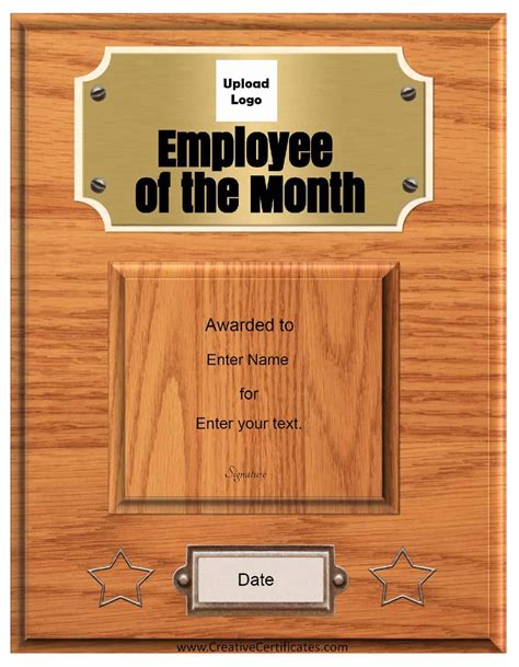 Employee Of The Month Flyer Template