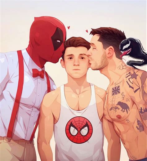 Spideypool, Character Inspiration, Character Art, Gay Tattoo, Cosmic ...