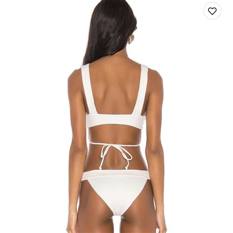 Lovers + Friends Women's White Swimsuit-one-piece | Depop