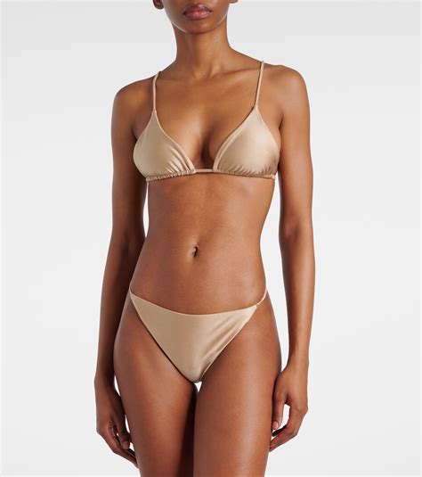 Bare Minimum bikini bottom in beige - Jade Swim | Mytheresa