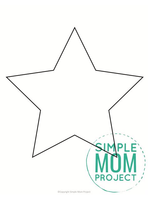 Free Printable Star Template - Simple Mom Project