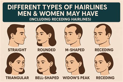 Different Types of Hairlines Men & Women May Have (Inc Receding Hairlines)