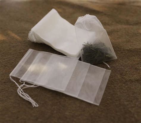 Amazon.com: 100 Pcs Loose Tea Bags Tea Filter Bags Disposable Mesh ...