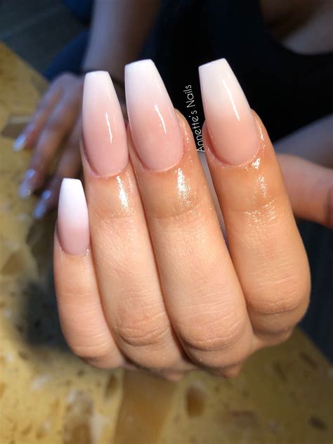 Pink And White Ombre Nails With Gold Glitter at Christy Nathan blog