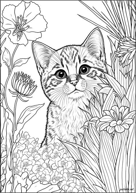 Cat Coloring Sheet Pdf at webkamilablog Blog