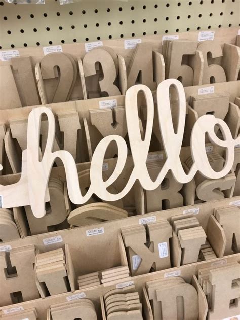 25 of my favorite things at Hobby Lobby | Hobby lobby wooden letters ...
