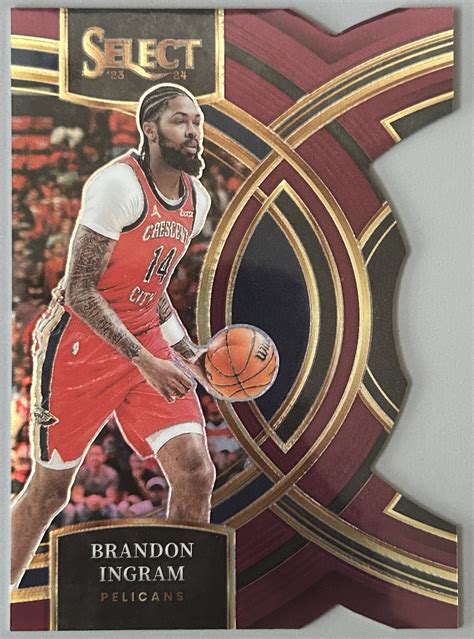 2023-24 Panini Select - Premier Level Maroon Prizm Die-Cut #173 Brandon ...