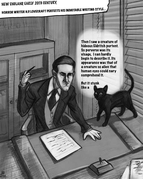 HP Lovecraft and the Essence of Style by Anillustrator on Newgrounds
