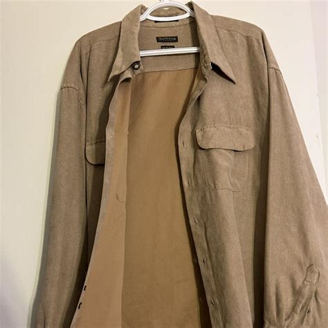 Van Heusen Men's Tan Polo-shirts | Depop