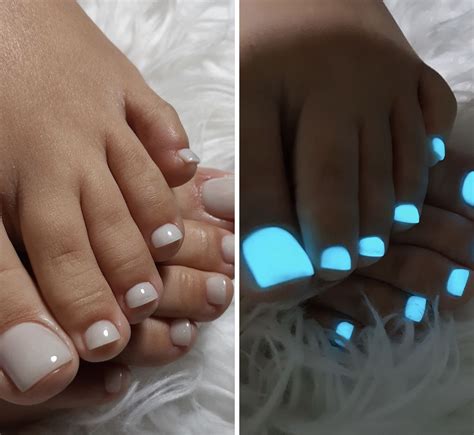 Glow In The Dark Toe Nails | Nails, Toe nails, Cute toe nails