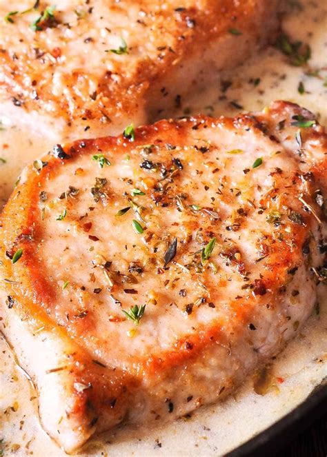 Boneless pork chops in creamy white wine sauce – Artofit