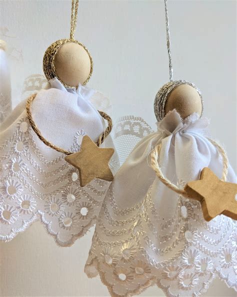 Marjon's Angels | Christmas Ornament | Lace Angel Ornament | Handmade ...