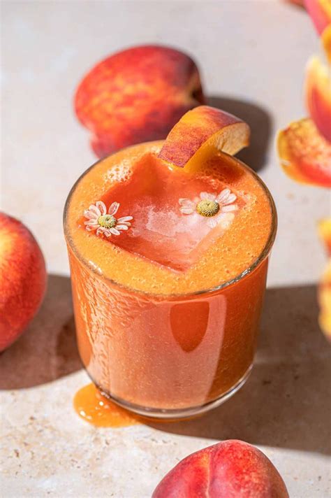 How to Make Fresh Peach Juice & Easy Peach Nectar