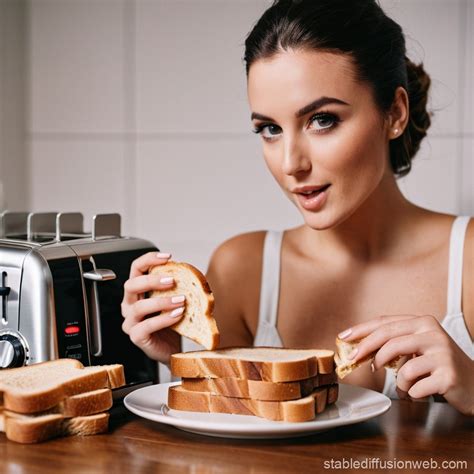 Kat Marie and a Delightful Toast | Stable Diffusion Online