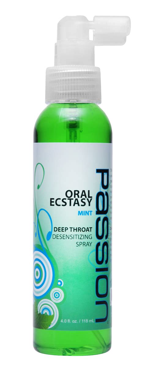 Oral Ecstasy Mint Flavored Deep Throat Numbing Spray- 4 oz.-