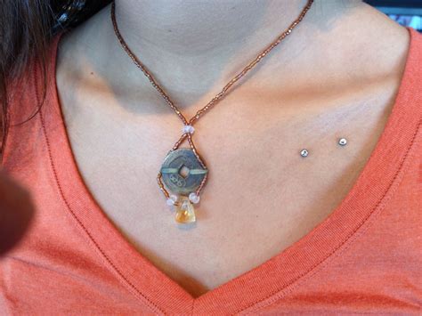 Surface anchors on the collar bone | Piercings, Body piercings, Collar bone