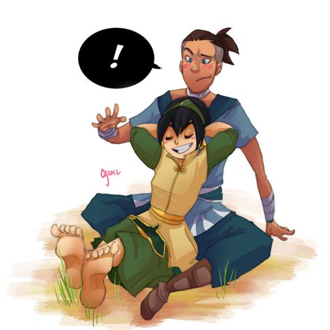 Toph and Sokka- Commission by Ceshira on DeviantArt