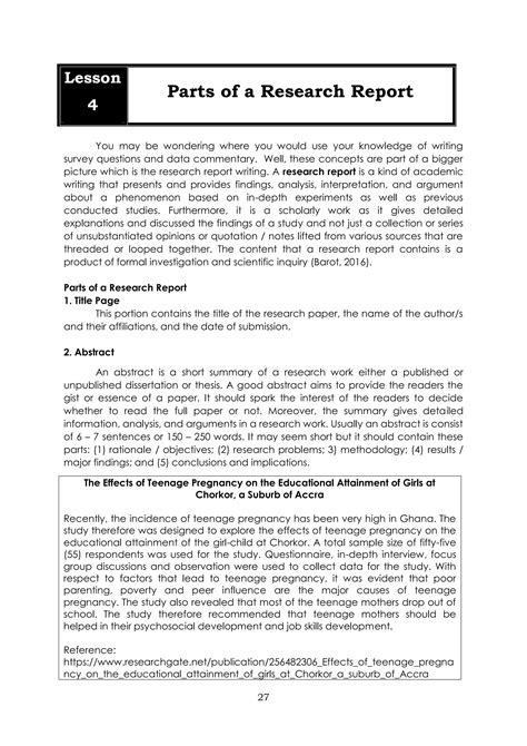 EAPP Quarter2 - Module5_ Writing a Research Report.pdf