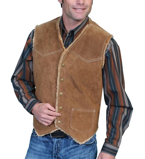 Men's Leather Western Vests Categories • The Wild Cowboy