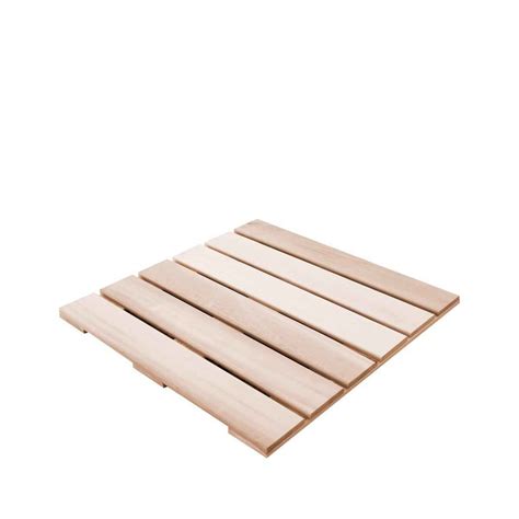 Cedar Sauna Duckboard 24" x24" Pre-built flooring - Saunas.com