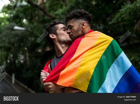 Gay Couple Kissing Image & Photo (Free Trial) | Bigstock