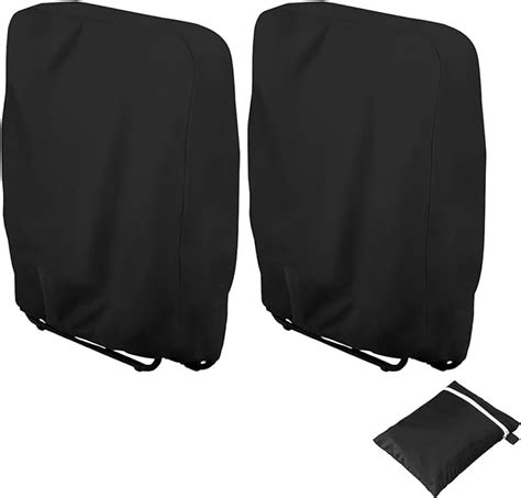 Coperture Sedie Giardino Zettum 2 Pezzi - Impermeabili Oxford 600D, 71x91x119cm, Antivento