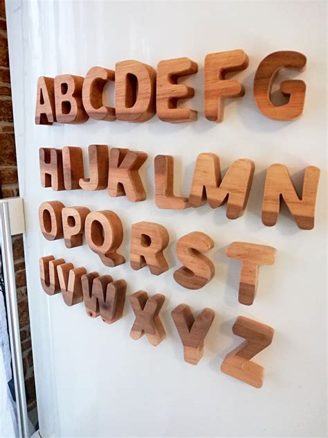 Wooden Alphabet Letters Small at Scarlett Butler blog