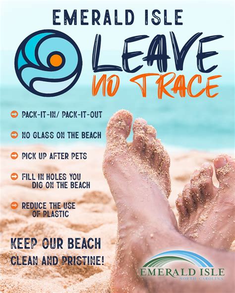 Emerald Isle, committed to a trash-free public beach! • Emerald Isle, NC