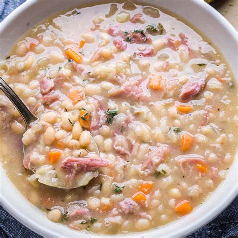 Honey Baked Ham Navy Bean Soup Recipe | Besto Blog