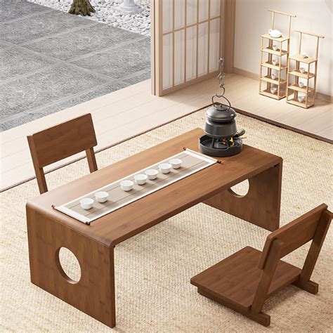 YHGSYXL Japanese Floor Table Bamboo Folding Coffee Table No Assembly ...