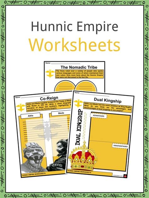 Hunnic Empire Facts, Worksheets, Description & Origins For Kids