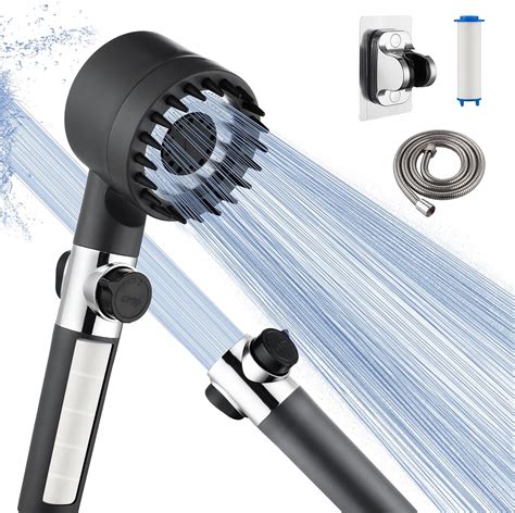 Iopsk Shower Head with Filters for Hard Water,Handheld Shower Head with Off Switch,Detachable ...