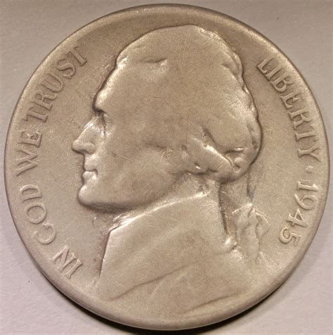 Rare Coins & Relics - 1945-D Jefferson War Nickel