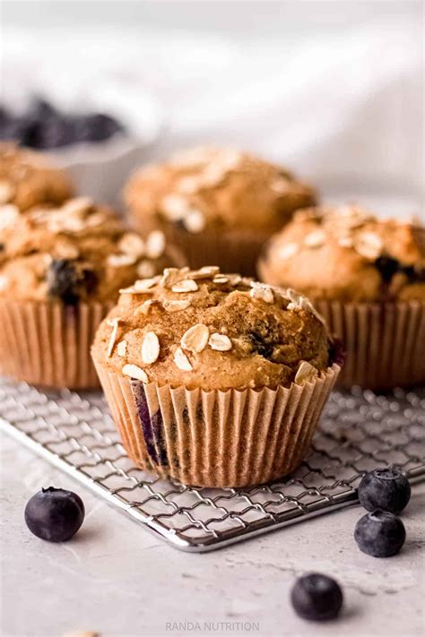 High Protein Blueberry Muffins Recipe | Randa Nutrition