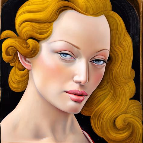 Nicolette Shea in Botticelli style - 2022 by DarkUrComics on DeviantArt