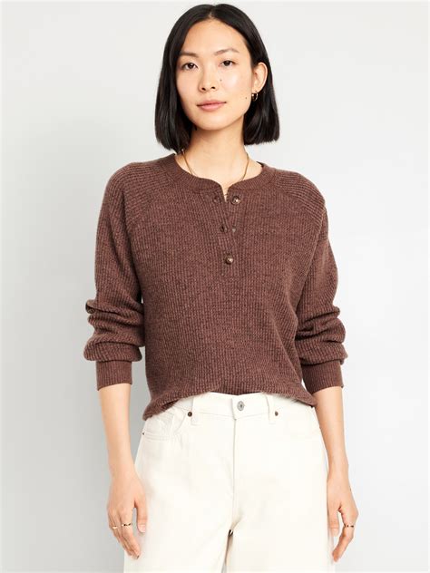Long Sleeve Waffle Knit Henleys | Old Navy