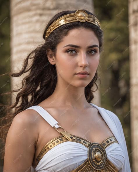 Premium Photo | A beautiful young woman dressed in an ancient greek costume