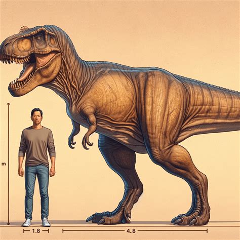T-Rex vs Human: A Comparison