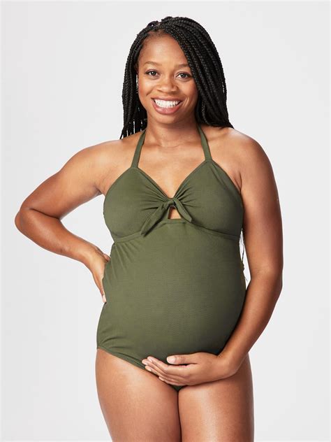 Kombucha One-Piece Maternity Swimsuit | Cake Maternity
