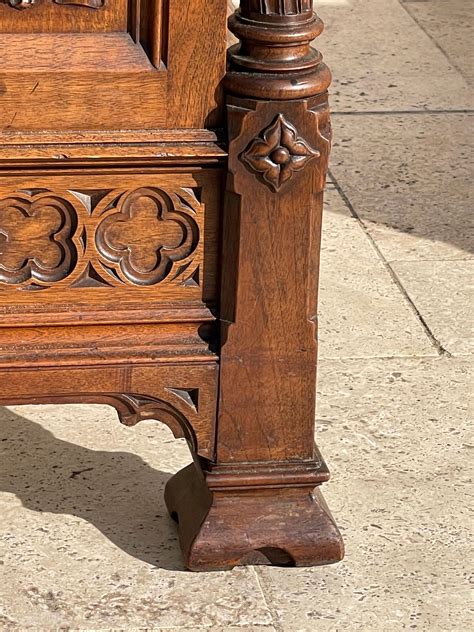 Neogothic Carved Bed at 1stDibs | gothic bed frame, gothic beds, gothic ...