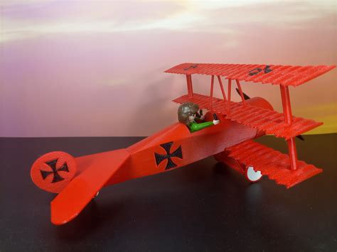 STL file RED BARON AIRPLANE / ACCESSORIES FOR PLAYMOBIL 🛩️ ・3D printer ...