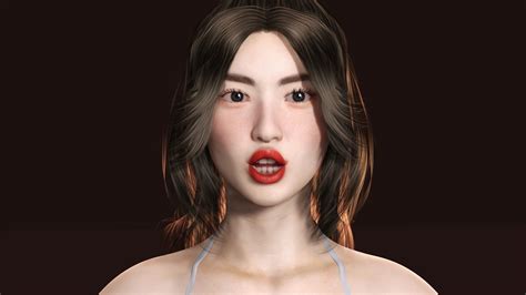 3D model Naked Japanese Girl Game Ready VR / AR / low-poly | CGTrader