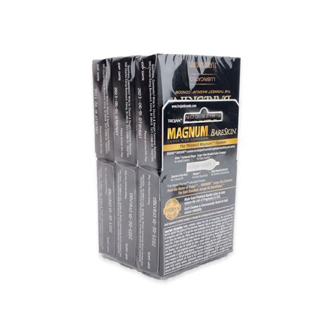Trojan Magnum Bareskin Condom 3-Packs (Box of 6) | Gogo Wholesale