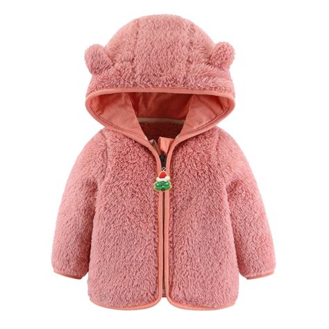 Baby Girl Fall Coats Fleece Jackets for Toddlers Girls Boys Fleece ...