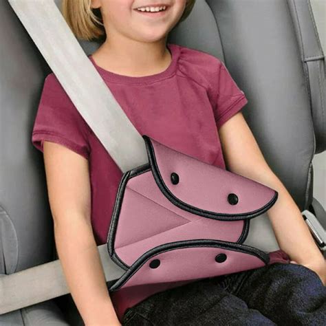Seatbelt Adjuster for Kids Car Child Seatbelt Adjusters Belt Cover Strap Protector Pad for ...