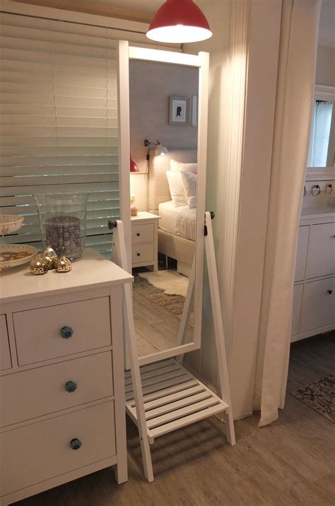 ISFJORDEN Floor Mirror - White Stain - IKEA