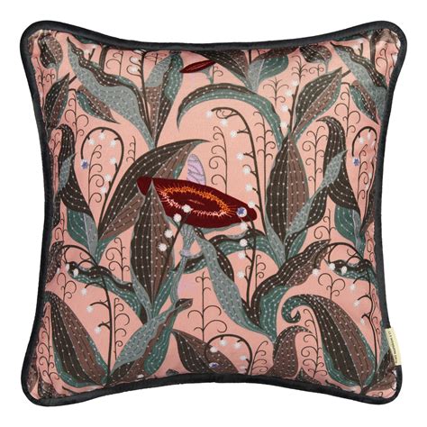Klaus Haapaniemi & Co. Lily of the Valley cushion cover, 50 x 50 cm ...