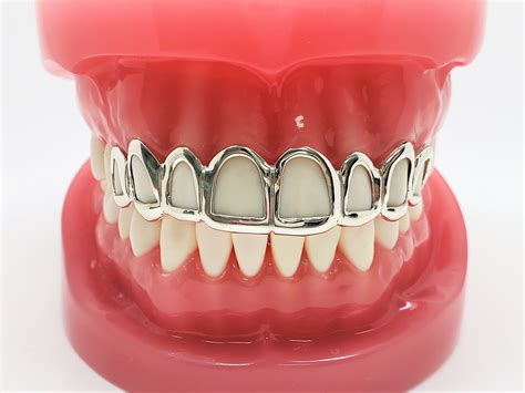 Solid 10K Gold Open Face Custom Handmade Grillz Yellow, Rose Gold ...