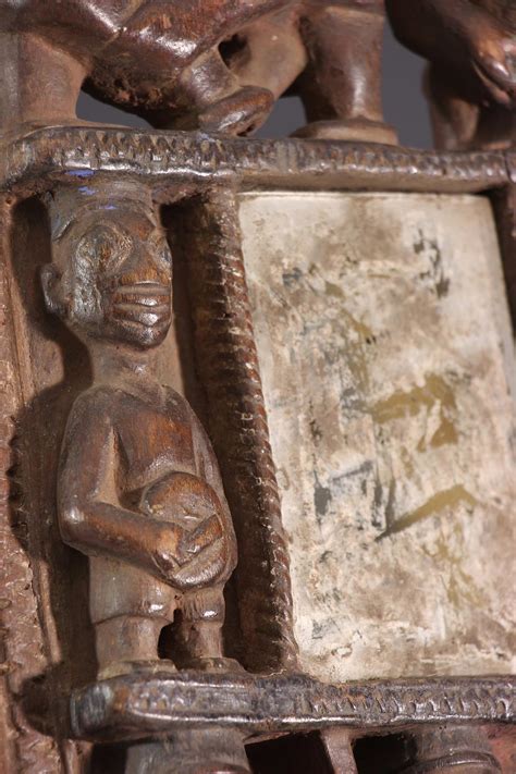 Yoruba carved panel (21599) - Doors, shutters, ladders dogon wood